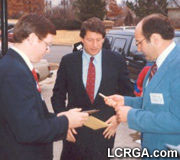 <b>Al Gore</b> with Timothy Phelps and <b>Fred Phelps</b>, Jr.